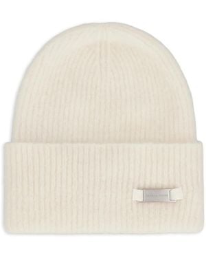Canada Goose Ribbed Beanie - Natural