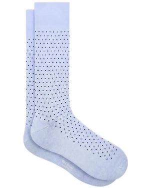 Paul Smith Pale Polka Dot Socks - Blue