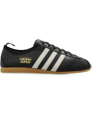 adidas Japan Signature-Stripe Sneakers - Black