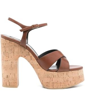 Saint Laurent Sandals - Brown