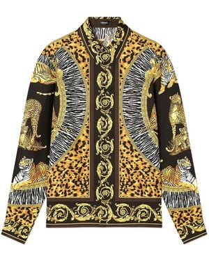 Versace Seidenhemd - Mehrfarbig