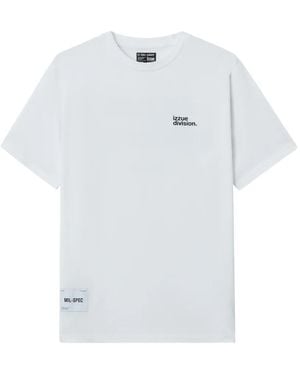 Izzue T-Shirt À Logo Imprimé - Blanc