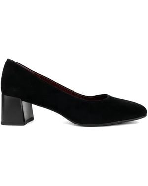 Linda Baumann Block Heel Court Shoes - Black
