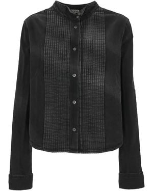 Loewe Pleated Denim Jeans - Black