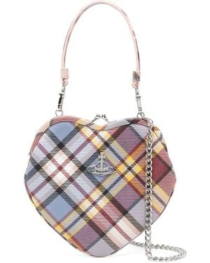 Vivienne Westwood Belle Heart Frame Umhängetasche - Weiß