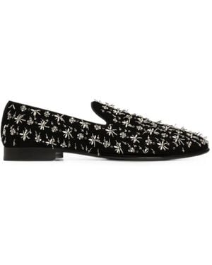 Dolce & Gabbana Velvet Loafers - Black