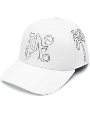 Palm Angels Hats - White