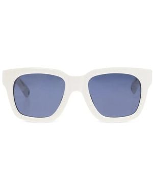 Jacquemus Eckige Carino Sonnenbrille - Blau