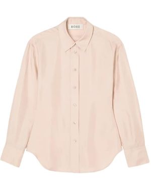 Rohe Silk Shaped Shirt - Pink