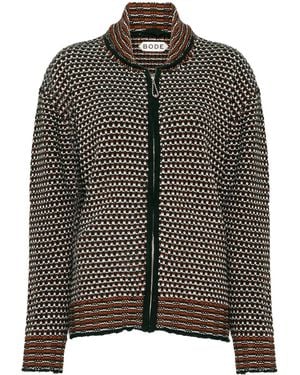 Bode Merino Polo Jumper - Black