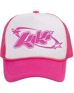 Alter Ego X Lisa Kiki Logo-Print Trucker Hat - Pink