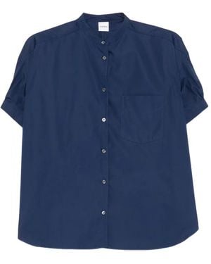 Aspesi Short-Sleeve Blouse - Blue