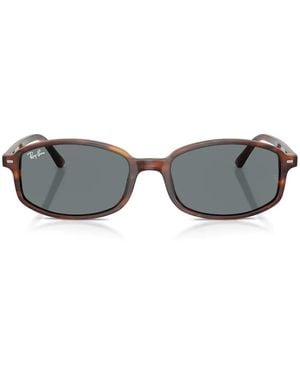 Ray-Ban Sam Rectangle-Frame Sunglasses - Grey