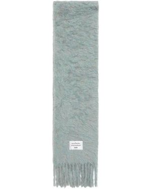 Acne Studios Fringed scarf - Grün