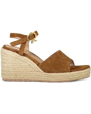 Gianvito Rossi プラットフォーム ウェッジサンダル - ブラウン