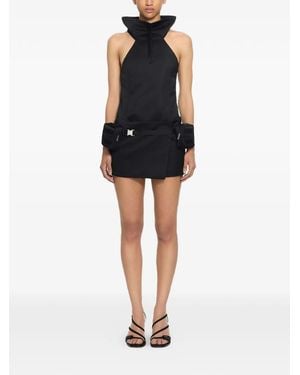 Off-White c/o Virgil Abloh Duchesse Pocket-Belt Dress - Black
