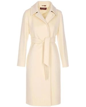 Max Mara Wool Coat - White