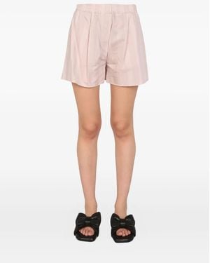Off-White c/o Virgil Abloh Striped-Pattern Shorts - Pink