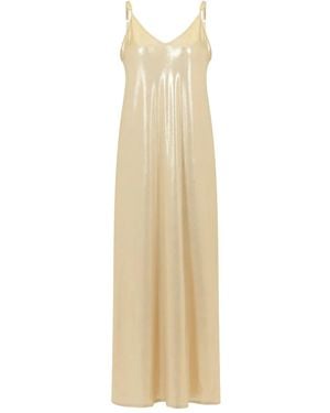 SANA OSMANI Illo Slip Midi Dress - Natural