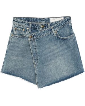 Rag & Bone Jupe-Short Belina - Bleu