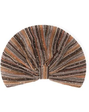 Missoni Gestreepte Geknoopte Haaraccessoire - Bruin