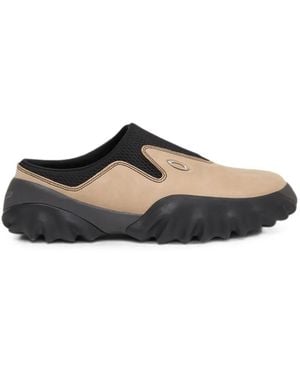 Oakley Factory Team Chop Saw Nubuck Mules - Natural
