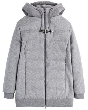 Fay Gewatteerde Parka - Grijs