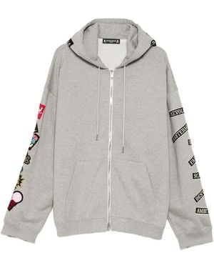 Mastermind Japan Hoodie Met Tekst - Grijs