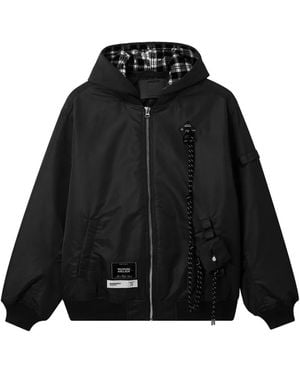 Musium Div. Hooded Zip Jacket - Black