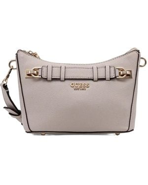 Guess Zip-fastening Crossbody Bag - Gray