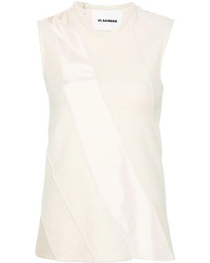 Jil Sander Strukturierter Jersey - Weiß