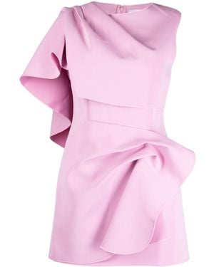 Acler Catesby Draped Mini Dress - Pink