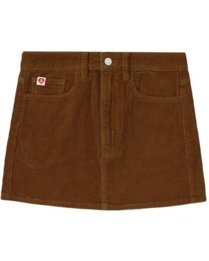 A Bathing Ape Minifalda Con Motivo De Corazón - Marrón