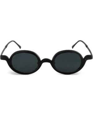 Rigards Round-Frame Sunglasses - Black