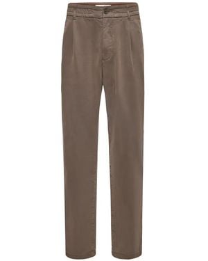 DRYKORN Pantalon Chasy En Coton - Brown