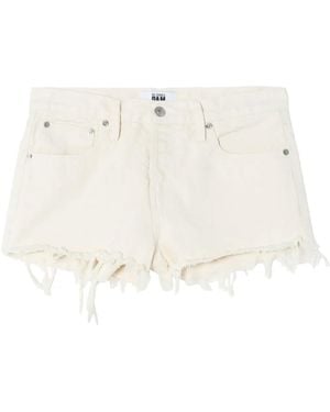 RE/DONE Mid-Rise Denim Shorts - Natural