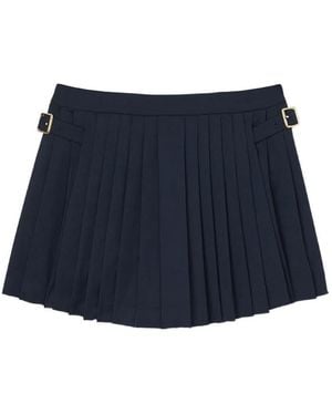 Sandro Pleated Skort - Blue