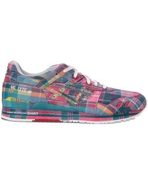 Asics X Comme Des Garçons Leather Sneakers - Blue