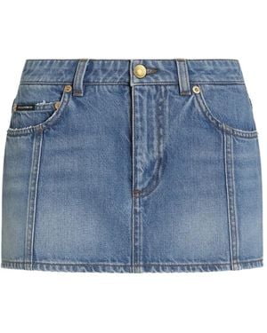 Dolce & Gabbana Denim Miniskirt - Blue