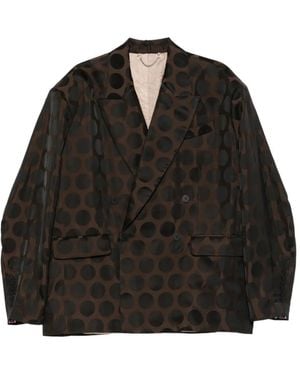 Charles Jeffrey Edinburgh Polka-Dot Jacket - Black