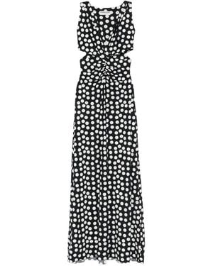 La Petite Robe Di Chiara Boni Ayoan Polka-Dot Maxi Dress - White