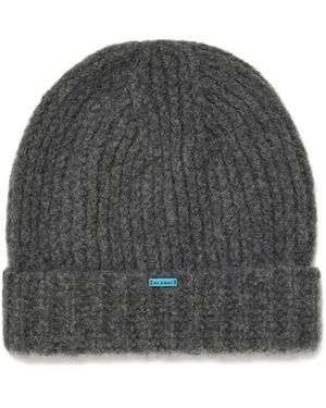 Alanui Ribbed Cashmere Beanie - Grey