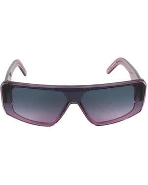 Rick Owens Performa Geometric Sunglasses - Blue