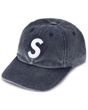 Supreme Baseballkappe Mit Logo - Blau