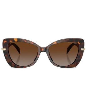 Michael Kors Atlanta Cat-Eye Sunglasses - Brown