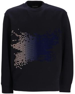 Emporio Armani ロゴ スウェットシャツ - ブルー