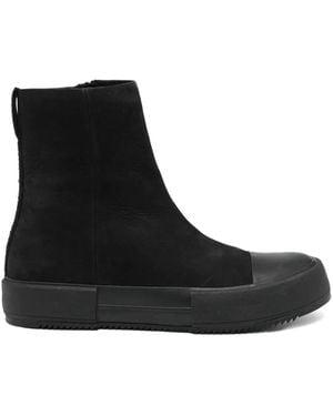 DEVOA Cow Nuback Boots - Black