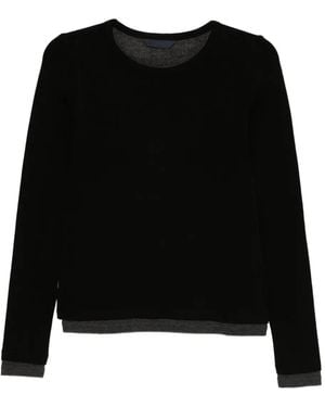 Juun.J T-Shirt A Strati - Nero