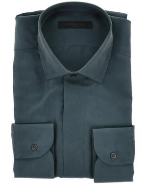 Corneliani Buttoned Shirt - Blue