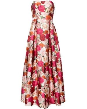 Sachin & Babi Giovanna Floral-Print Dress - Red
